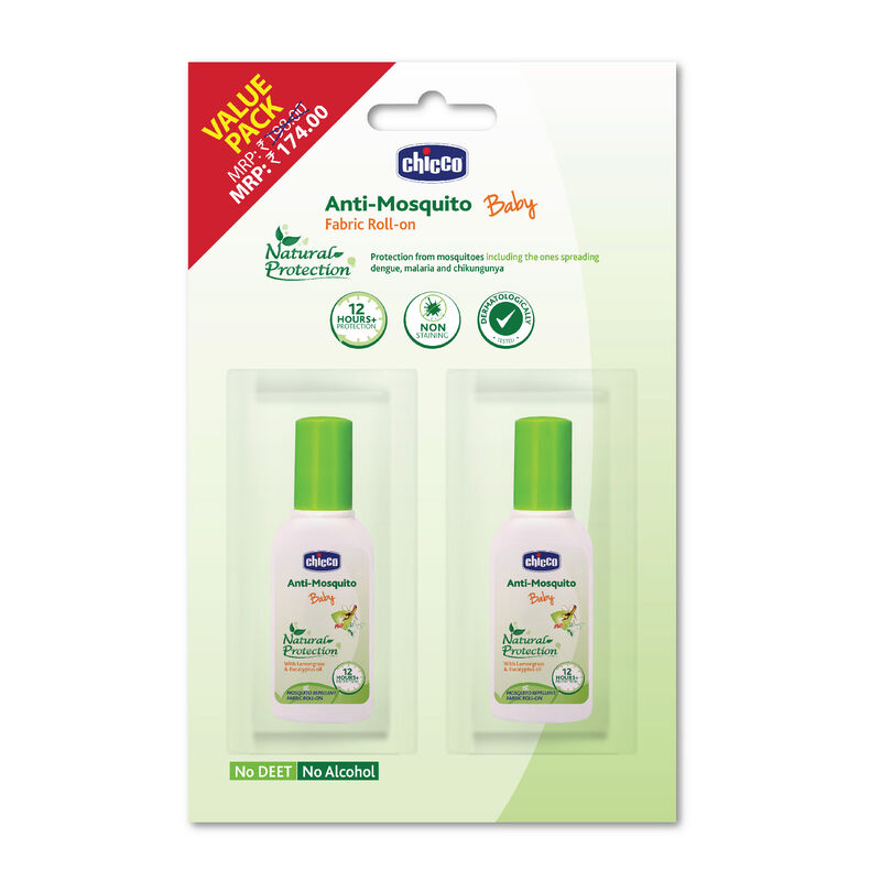 Anti Mosquito Fabric Roll On 2 Pcs (8ml + 8ml) image number 2